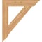 Ekena Millwork Traditional Traditional Smooth Bracket, Western Red Cedar, 5 1/2"W x 34"D x 38"H BKT06X34X38TRA01SWR - alternate 3